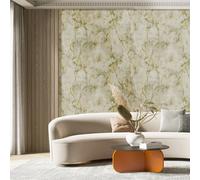 Galerie Stratum Collection Metallic Grey/beige Marmo Marble Effect Double Width Wallpaper Roll