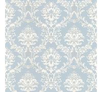 Galerie Stripes And Damask 2 Blue Damask Document Smooth A4 Wallpaper Sample