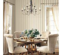 Galerie Stripes And Damask 2 Blue Heritage Stripe Smooth Wallpaper