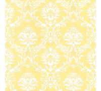 Galerie Stripes And Damask 2 Yellow Gold Damask Document Smooth A4 Wallpaper Sample