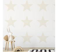Galerie Style Sisters Single Star Beige Cream Ss21243 Wallpaper