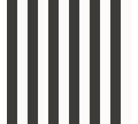 Galerie Style Sisters Thin Stripe Black Cream Ss21231 A4 Wallpaper Sample