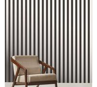 Galerie Style Sisters Thin Stripe Black Cream Ss21231 Wallpaper