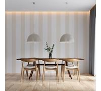 Galerie Style Sisters Wide Stripe Beige Cream Ss21234 Wallpaper
