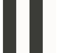 Galerie Style Sisters Wide Stripe Black Cream Ss21235 A4 Wallpaper Sample