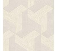 Galerie Synergy Beige Geometric Wallpaper