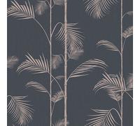 Galerie Ted Baker Eden Blue Carmel Bamboo Leaf Wallpaper Roll