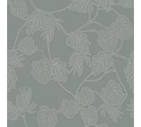 Galerie Ted Baker Eden Blue Leafit Leaf Vine Wallpaper Roll