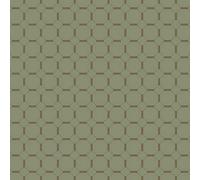 Galerie Ted Baker Eden Green Geometric Chestnut Wallpaper Roll