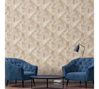 Galerie Texstyle Beige Shape Shifter Wallpaper Roll
