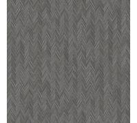 Galerie Texture Fx Black Silver Fibre Weave Textured Wallpaper
