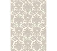 Galerie The Classic Italian Collection Silver Grey Damask Embossed A4 Wallpaper Sample