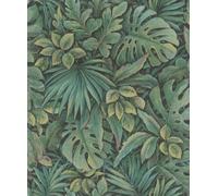 Galerie The New Design Book Collection Green Jungle Leaves A4 Wallpaper Sample
