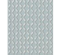 Galerie The New Design Book Collection Metallic Grey Geometric Zig-Zag A4 Wallpaper Sample
