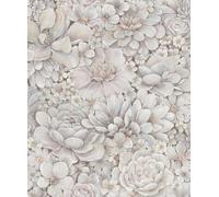 Galerie The New Design Book Collection Pink Floral Texture A4 Wallpaper Sample