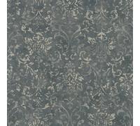 Galerie The New Design Book Metallic Black/silver Ornamental Mottled Damask Wallpaper Roll
