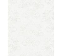 Galerie The New Design Book White/silver Embossed Damask Glitter A4 Wallpaper Sample