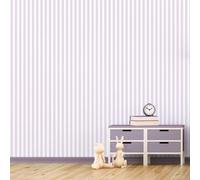 Galerie Tiny Tots 2 Light Purple Regency Stripe Smooth Wallpaper