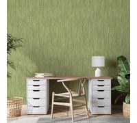 Galerie Tropical Collection Avocado Tuvalu Plain Texture Effect Design Wallpaper Roll