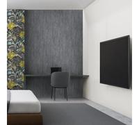 Galerie Tropical Collection Blackberry Tuvalu Plain Texture Effect Design Wallpaper Roll