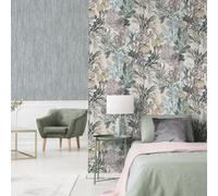 Galerie Tropical Collection Mushroom Bora Bora Coral Inspired Wallpaper Rolll