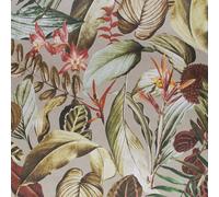 Galerie Tropical Collection Peanut Kiribati Floral Inspired A4 Wallpaper Sample