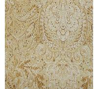 Galerie Tropical Collection Peanut Tahiti Inspired Damask A4 Wallpaper Sample