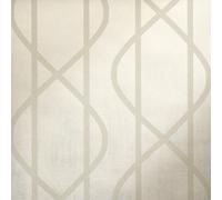 Galerie Universe Oat Beige Saturn Glass Stone Geometic Lines A4 Wallpaper Sample
