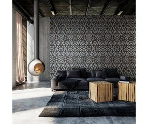 Galerie Universe Ocean Blue Pluto Glass Stone Motif Wallpaper Roll