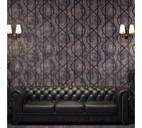 Galerie Universe Ocean Blue Saturn Glass Stone Geometic Lines Wallpaper Roll