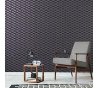 Galerie Universe Ocean Blue Venus Glass Stone Geometric Wave Wallpaper Roll