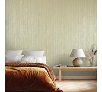 Galerie Universe Sage Green Jupiter Metallic Stripe Wallpaper Roll