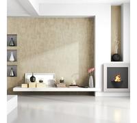 Galerie Universe Sand Beige Mercury Metallic Plain Texture Wallpaper Roll