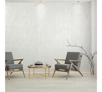 Galerie Universe White Neptune Glass Stone Plain Texture Wallpaper Roll