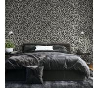 Galerie Urban Classics Flock Damask Silver Grey Wallpaper 81256