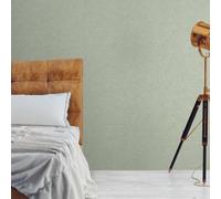 Galerie Urban Classics Sage Green Haga Metallic Geometric Vignette Stripe Wallpaper Roll