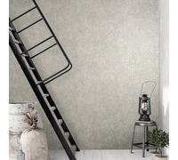 Galerie Urban Classics Silver Grey Soho Metallic Industrial Grid Wallpaper Roll
