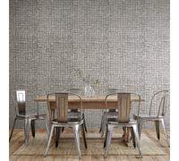 Galerie Urban Classics Taupe Grey Manhattan Metallic Loft Tiles Wallpaper Roll