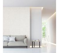 Galerie Urban Classics White Manhattan Metallic Loft Tiles Wallpaper Roll