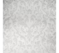Galerie Urban Classics White Notting Hill Metallic Loft Damask A4 Wallpaper Sample