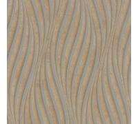 Galerie Urban Textures Brown Sheen Wave Ribbons Wallpaper Roll