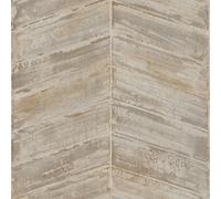 Galerie Utopia Bronze/brown Chevron Sheen Finish A4 Wallpaper Sample