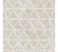Galerie Utopia Cream Geometric Tri Prism Sheen Finish Wallpaper Roll