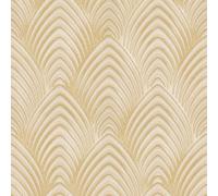 Galerie Utopia Gold/cream Geometric Arch Array Lustre Finish A4 Wallpaper Sample