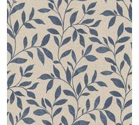 Galerie Utopia Navy/beige Loose Leaf Wallpaper Roll