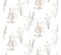 Galerie Wallcoverings Galerie Abby Rose 4 Flora Wallpaper in Beige | Size: 10050mm x 530mm Galerie Wallcoverings Beige 10050mm x 530mm