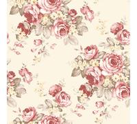 Galerie Wallcoverings Galerie Abby Rose 4 Grand Floral Wallpaper in Light Beige | Size: 10050mm x 530mm Galerie Wallcoverings Light Beige 10050mm x 530mm