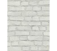 Galerie Wallcoverings Galerie Bricks & More Painted Brick Wallpaper in Off-White | Size: 10050mm x 530mm Galerie Wallcoverings Off-White 10050mm x 530mm
