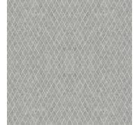 Galerie Wallcoverings Galerie Odyssey Geometric Diamond Wallpaper in Mid Grey | Size: 10050mm x 530mm Galerie Wallcoverings Mid Grey 10050mm x 530mm