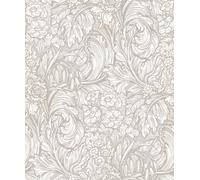 Galerie Wallcoverings Off The Wall by Laurence Llewelyn-Bowen Hedgerovia Floral Wallpaper in Beige | Size: 10050mm x 530mm Galerie Wallcoverings Beige 10050mm x 530mm